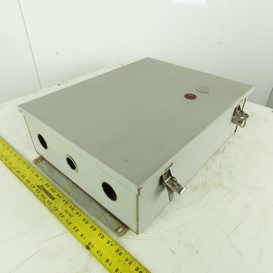 Wiegman 8106016 Wall Mount Electrical Enclosure W/Back Plate & Extras 20"x16"x6"