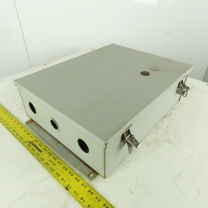 Wiegman 8106016 Wall Mount Electrical Enclosure W/Back Plate & Extras 20"x16"x6"