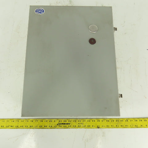 Wiegman 8106016 Wall Mount Electrical Enclosure W/Back Plate & Extras 20"x16"x6"