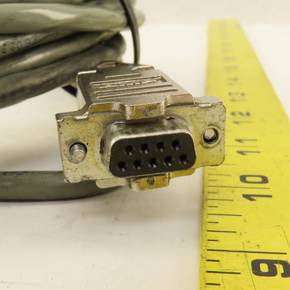 AMP Sub D Mini 9 Pin Male To Female Terminated Extension Cable 23'