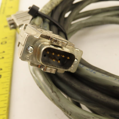 AMP Sub D Mini 9 Pin Male To Female Terminated Extension Cable 23'