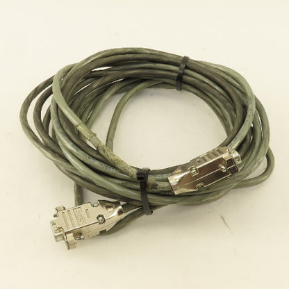 AMP Sub D Mini 9 Pin Male To Female Terminated Extension Cable 23'