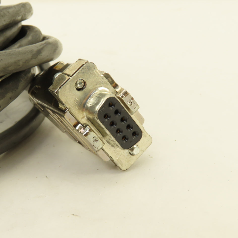 AMP Sub D Mini 9 Pin Female To Female Terminated Extension Cable 23'
