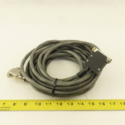 AMP Sub D 27 Pin Male To Male 15 Pin Terminated Extension Cable 22'