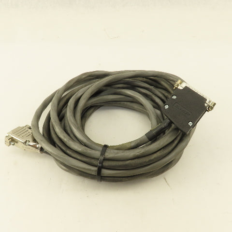 AMP Sub D 27 Pin Male To Male 15 Pin Terminated Extension Cable 22'