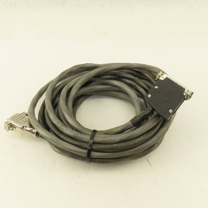 AMP Sub D 27 Pin Male To Male 15 Pin Terminated Extension Cable 22'