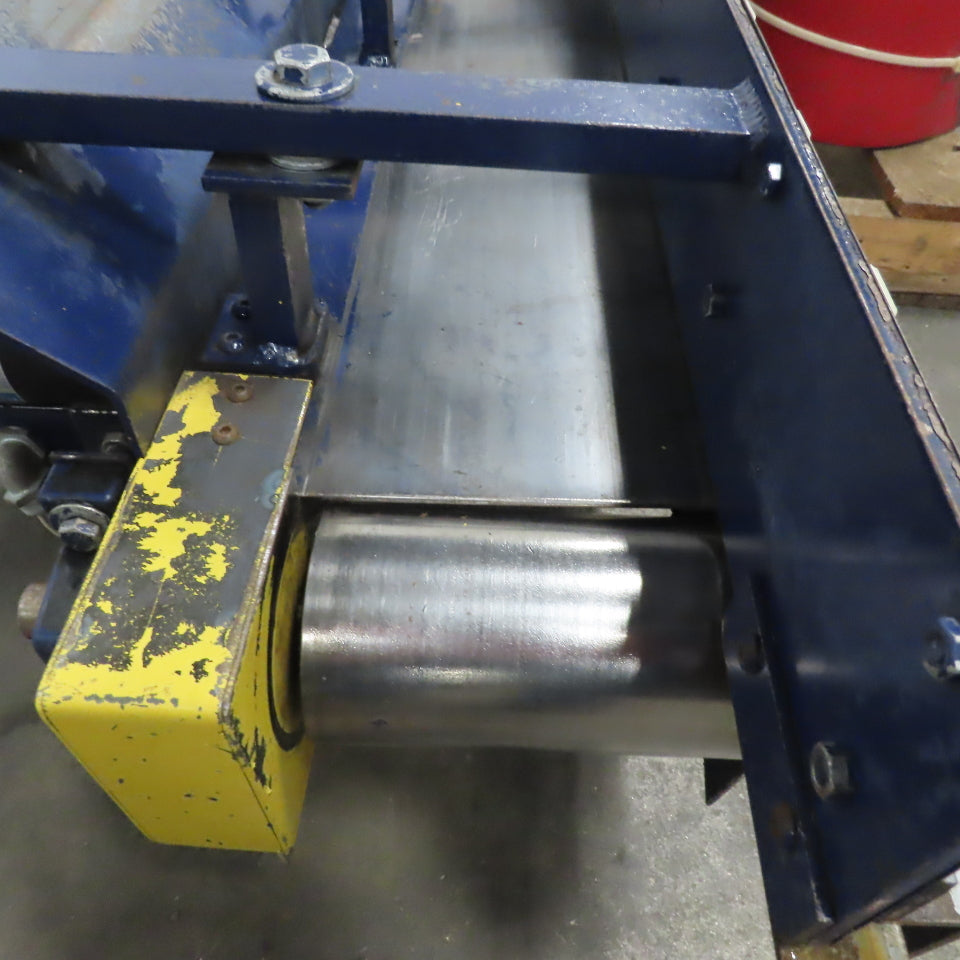 7" Wide Belt x 90" Long Slider Bed Conveyor 8FPM 115/220V Single Phase