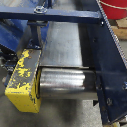 7" Wide Belt x 90" Long Slider Bed Conveyor 8FPM 115/220V Single Phase
