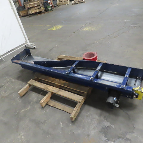 7" Wide Belt x 90" Long Slider Bed Conveyor 8FPM 115/220V Single Phase