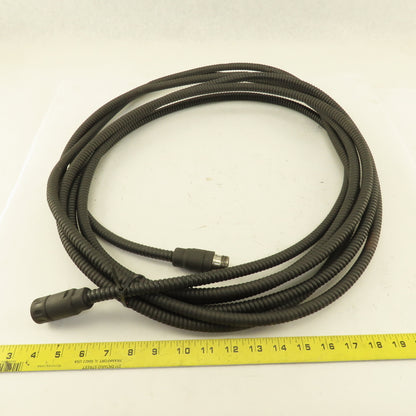 Kearney & Trecker Control Cable W/ Circular Connectors 9 Pin Male/Female 28'