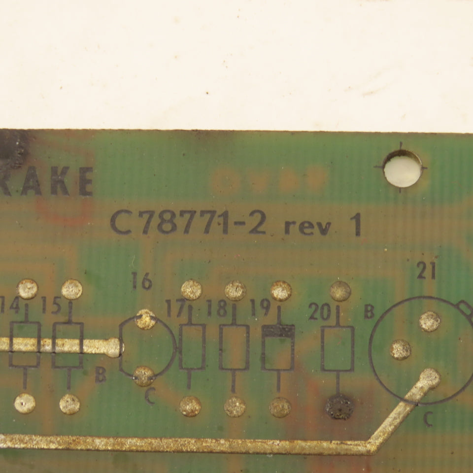 Inland Motor C78771-2 Interlock & Brake Circuit Board