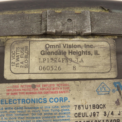Omni Vision LP1224FN9-LA 12" Computer Monitor Operator Screen