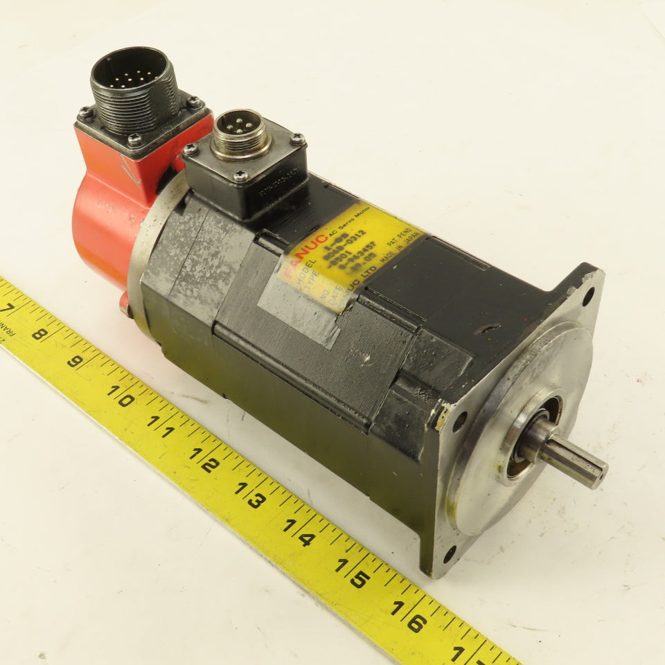Fanuc A06B-0312-B501 AC Servo Motor 120V 2000RPM 3Ph