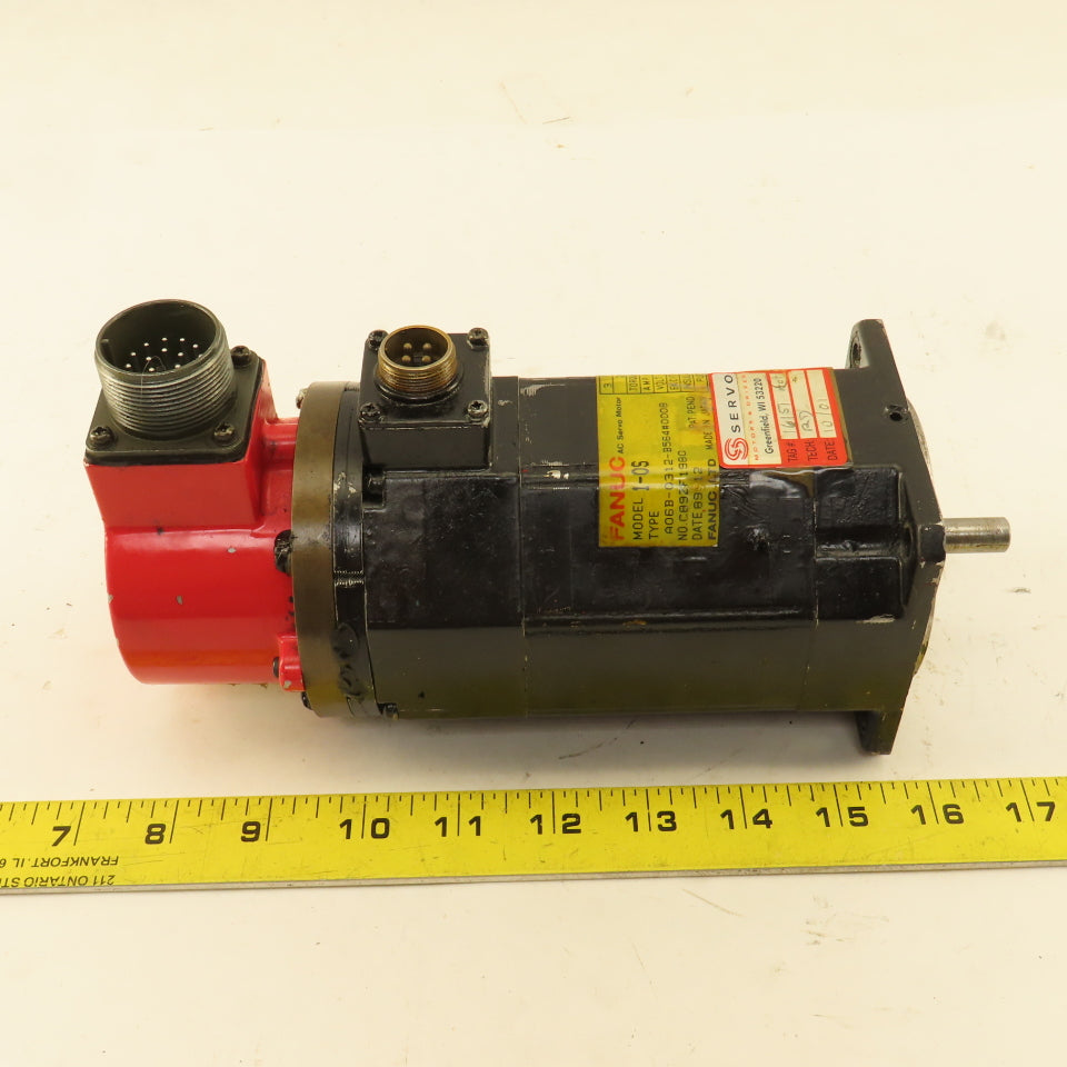 Fanuc A06B-0312-B564 #0008 1-OS AC Servo Motor 120V 2000RPM 3Ph