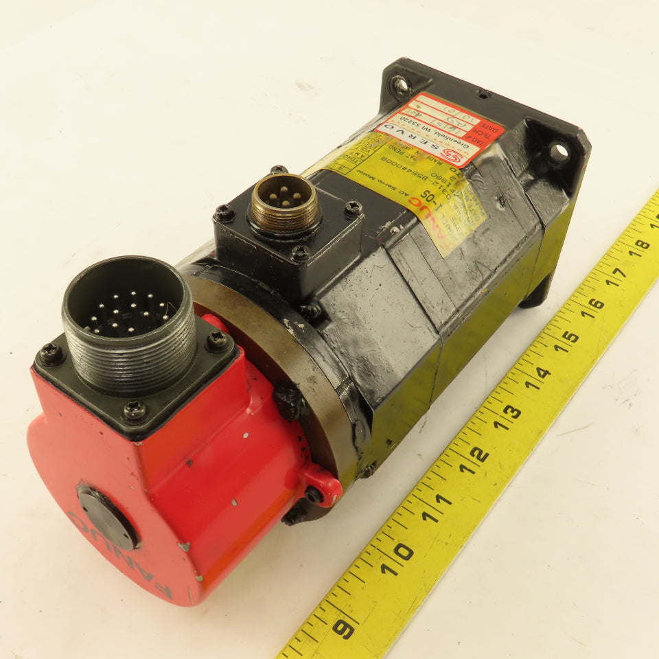 Fanuc A06B-0312-B564 #0008 1-OS AC Servo Motor 120V 2000RPM 3Ph
