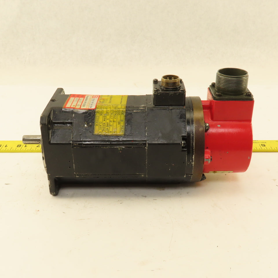 Fanuc A06B-0312-B564 #0008 1-OS AC Servo Motor 120V 2000RPM 3Ph