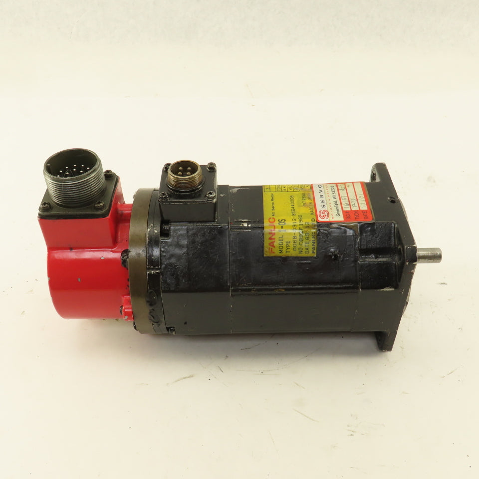 Fanuc A06B-0312-B564 #0008 1-OS AC Servo Motor 120V 2000RPM 3Ph