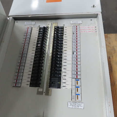 Vti FDPMF125 Fused Load Center 125A 208V 38 Single Pole 20A 60A 3 Pole Breakers