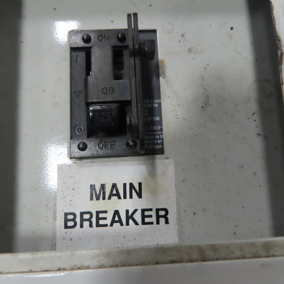 Vti FDPMF125 Fused Load Center 125A 208V 41 Single Pole 20A Breakers