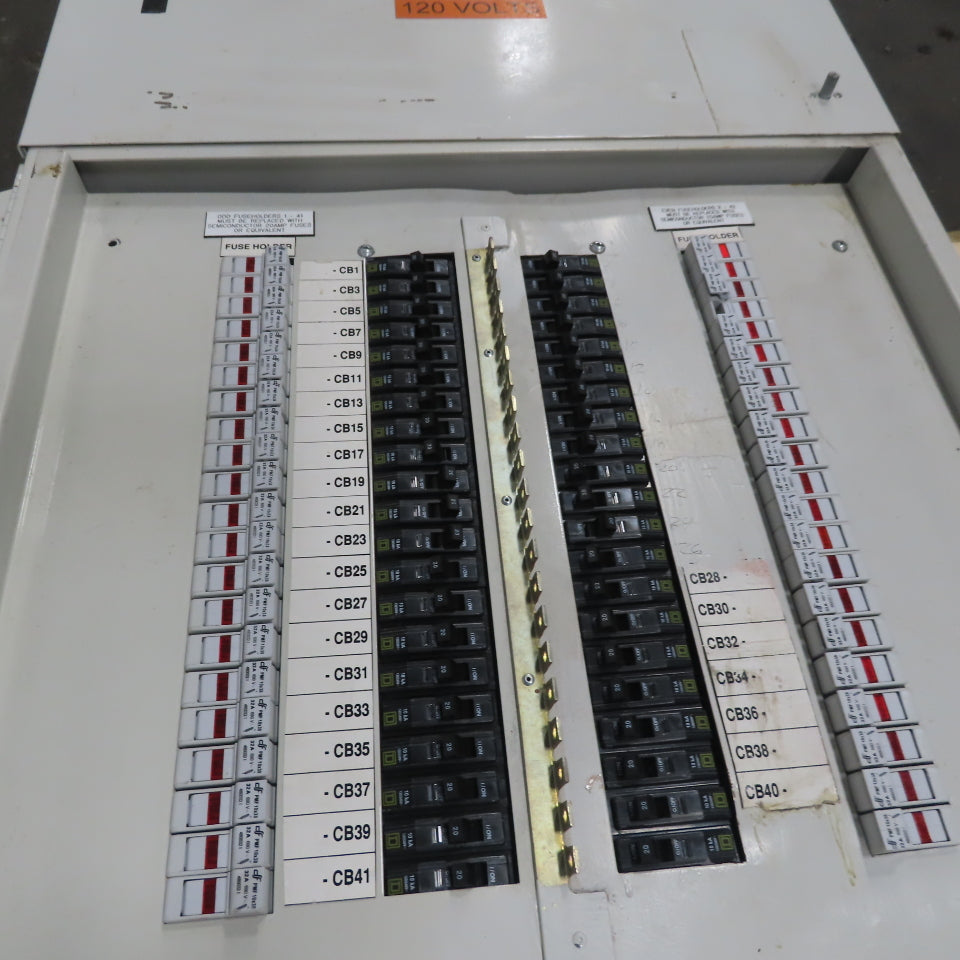 Vti FDPMF125 Fused Load Center 125A 208V 41 Single Pole 20A Breakers
