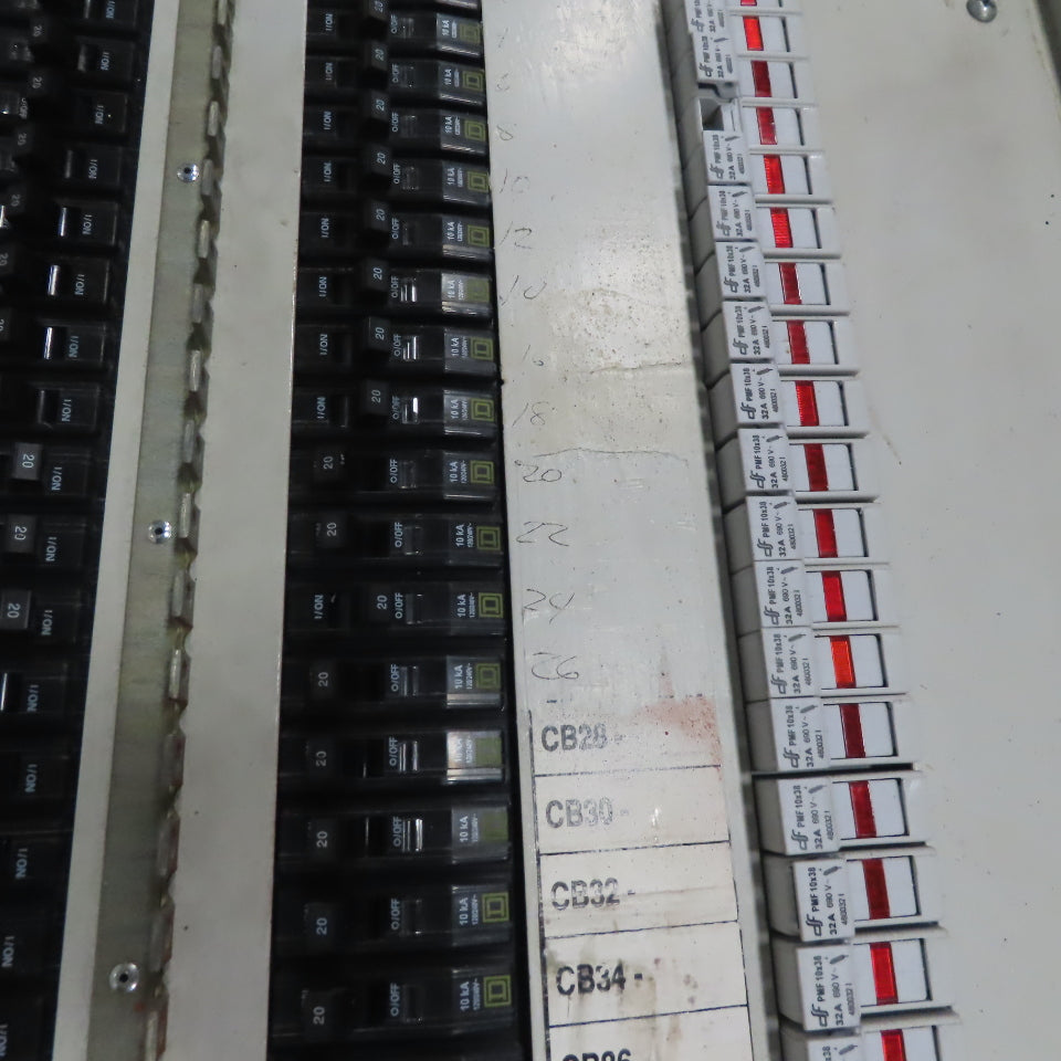 Vti FDPMF125 Fused Load Center 125A 208V 41 Single Pole 20A Breakers