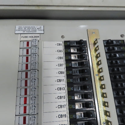 Vti FDPMF125 Fused Load Center 125A 208V 40 Single Pole 20A Breakers & 40A