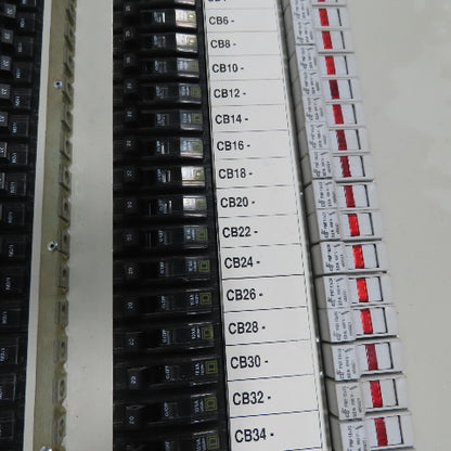 Vti FDPMF125 Fused Load Center 125A 208V 40 Single Pole 20A Breakers & 40A