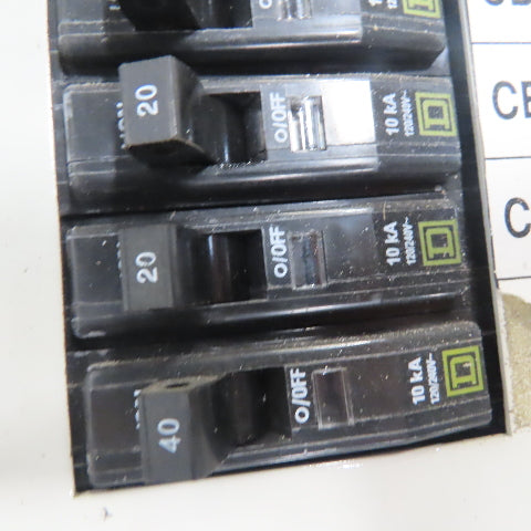 Vti FDPMF125 Fused Load Center 125A 208V 40 Single Pole 20A Breakers & 40A