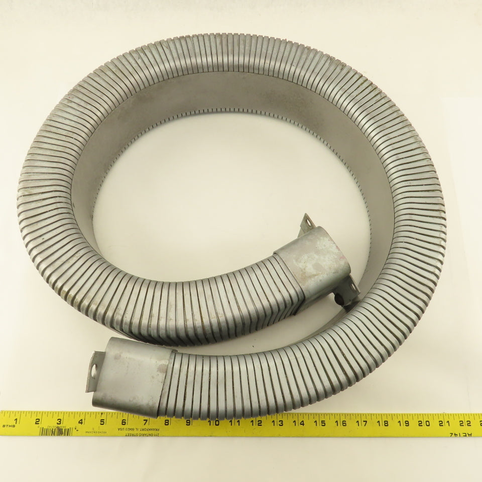 2" x 4" Feed Thru Cable Wire Hose Drag Chain Steel 58" OAL