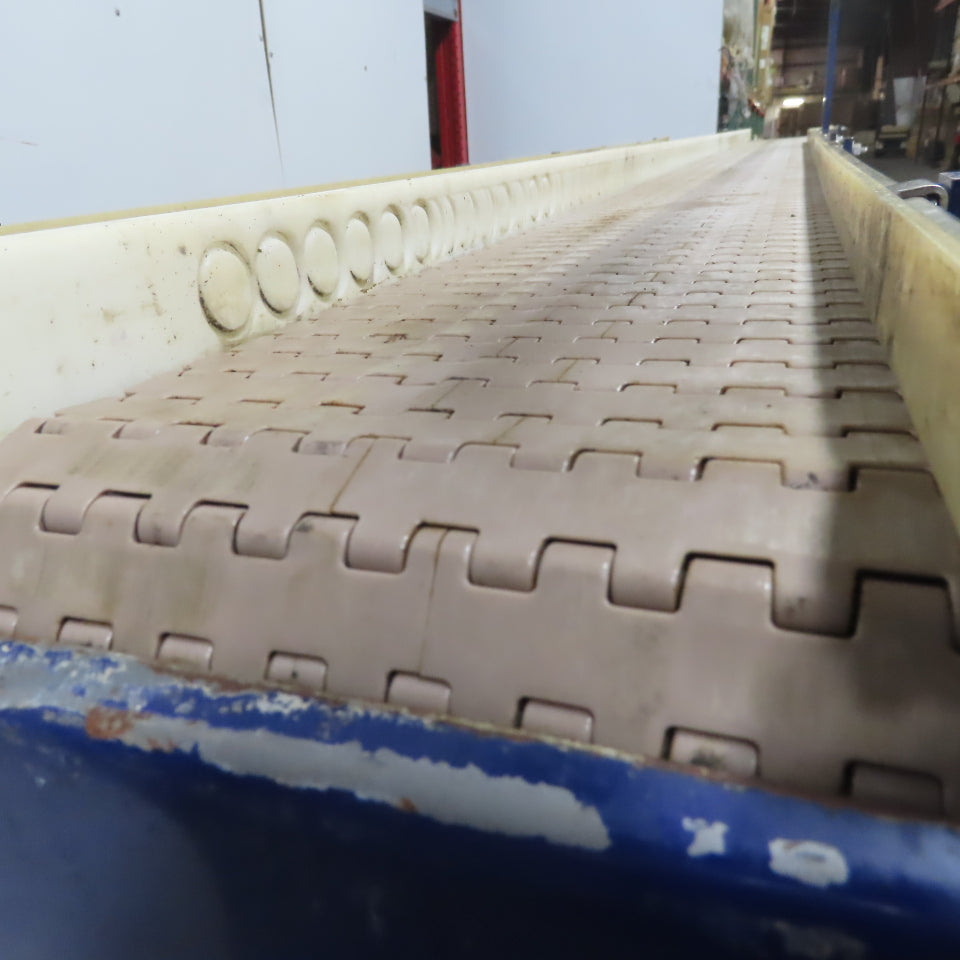 6-1/2" Dual Sided Split Center Slider Bed Conveyor 107" Long 11.5FPM 230/460V
