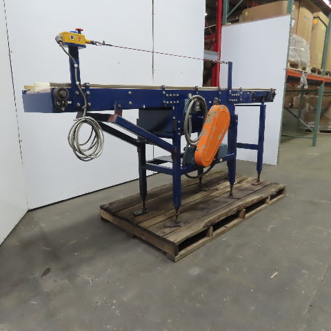 6-1/2" Dual Sided Split Center Slider Bed Conveyor 107" Long 11.5FPM 230/460V