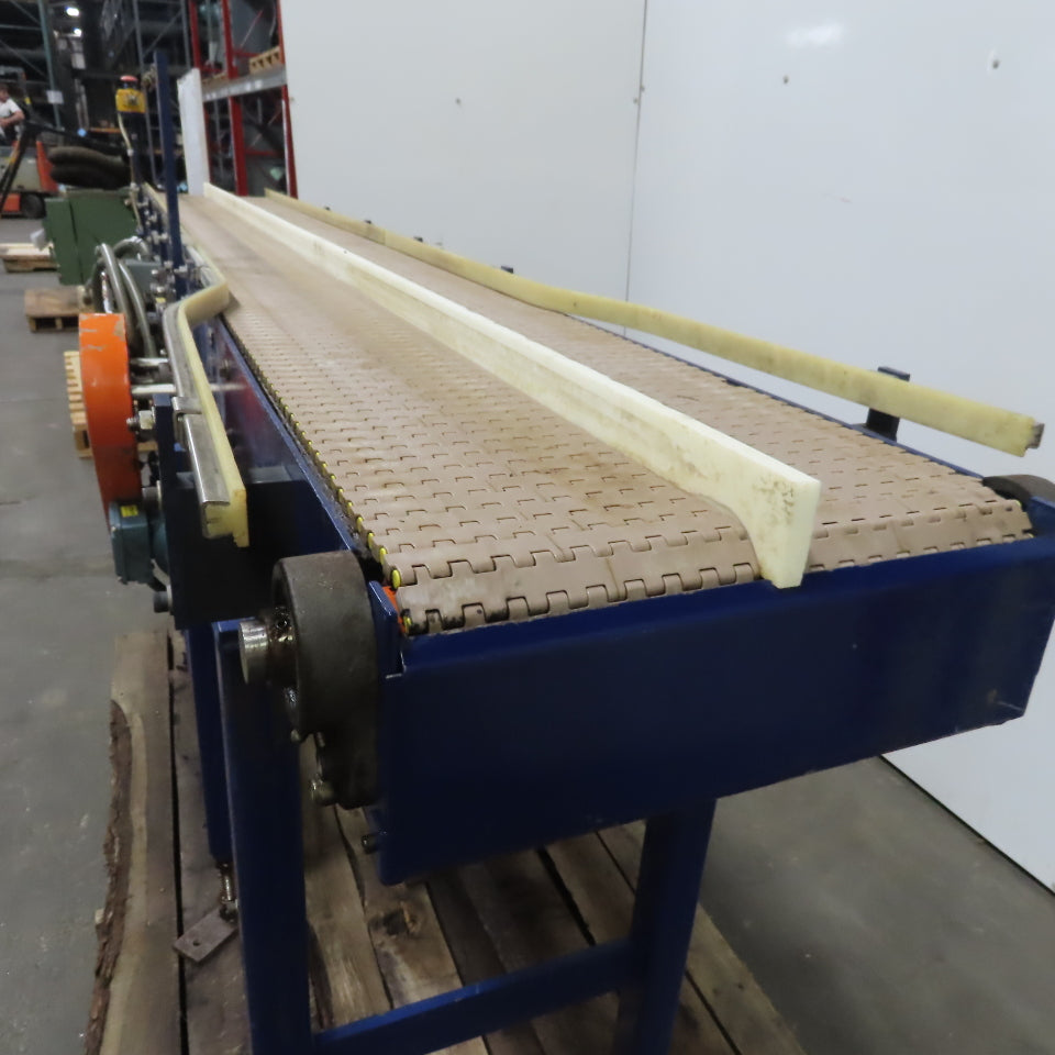6-1/2" Dual Sided Split Center Slider Bed Conveyor 107" Long 11.5FPM 230/460V