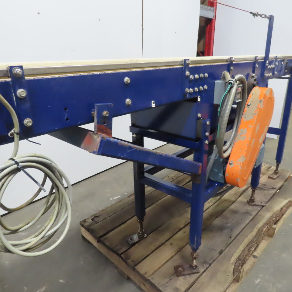6-1/2" Dual Sided Split Center Slider Bed Conveyor 107" Long 11.5FPM 230/460V