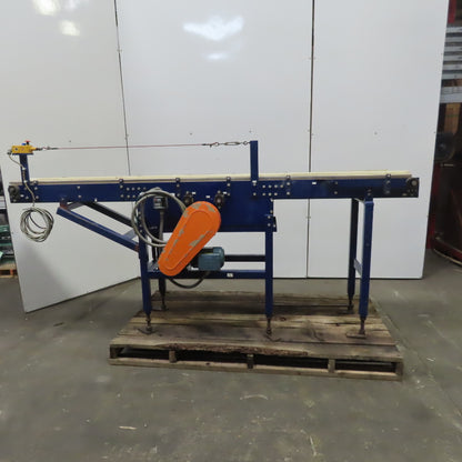 6-1/2" Dual Sided Split Center Slider Bed Conveyor 107" Long 11.5FPM 230/460V