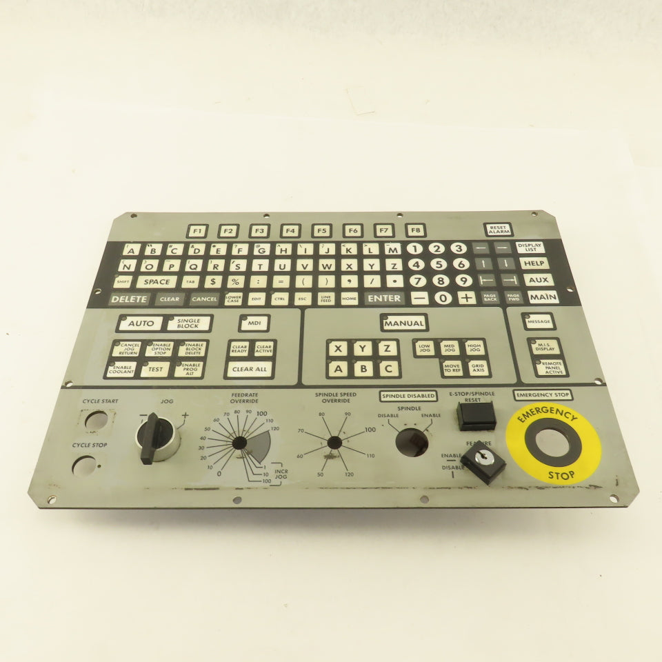 Kearney & Trecker 134218 Operator Control Keypad Membrane Board