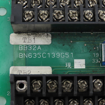 Mitsubishi BN635C139G51 BB32A Machine Control Interface Terminal Board