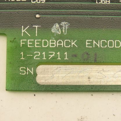 Kearney & Trecker 1-21711-01 Feed Back Encoder Circuit Board