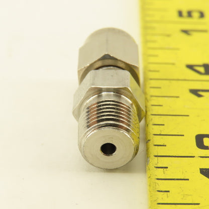 Parker LPK Series 1/8" NPT x 1/8" OD Tube Compression Stainless Steel Fitting