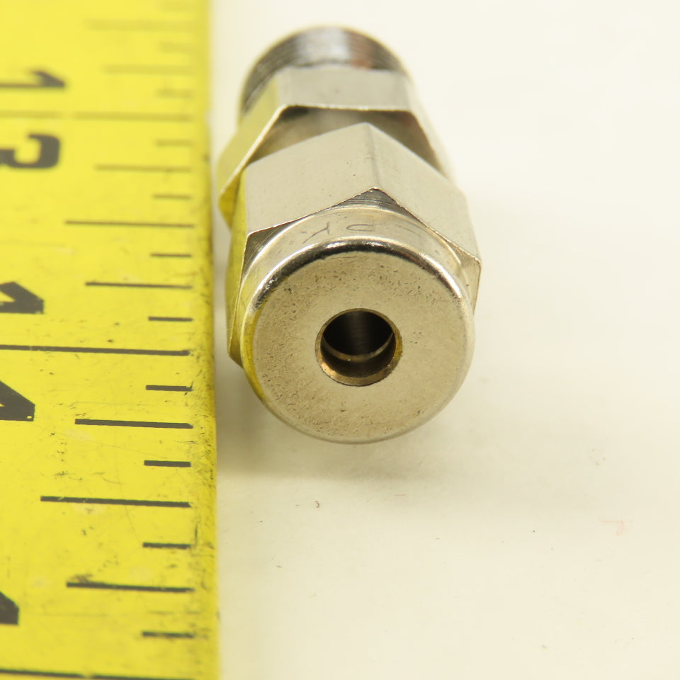Parker LPK Series 1/8" NPT x 1/8" OD Tube Compression Stainless Steel Fitting