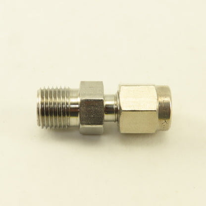 Parker LPK Series 1/8" NPT x 1/8" OD Tube Compression Stainless Steel Fitting