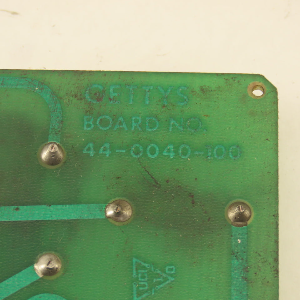 Getty 44-0040-100 Resistor Card Circuit Board