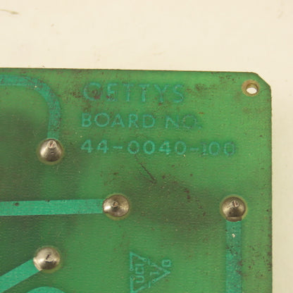 Getty 44-0040-100 Resistor Card Circuit Board