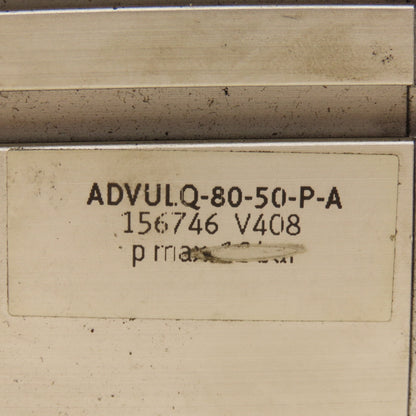 Festo ADVULQ-80-50-P-A 80mm Bore 50mm Stroke Non Rotating Rod Air Cylinder