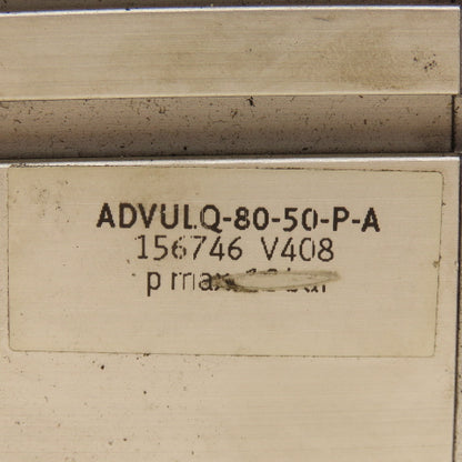 Festo ADVULQ-80-50-P-A 80mm Bore 50mm Stroke Non Rotating Rod Air Cylinder