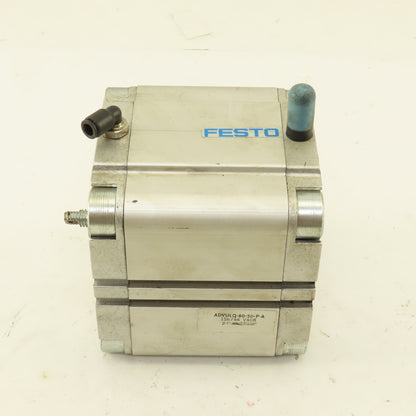 Festo ADVULQ-80-50-P-A 80mm Bore 50mm Stroke Non Rotating Rod Air Cylinder