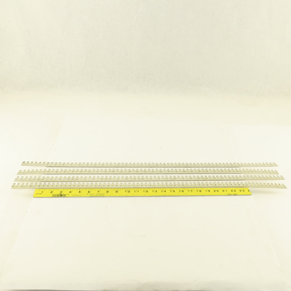 Multi Conductor Male Spade Wire Terminal Connector Strip 45 Per Strip 4 Strips