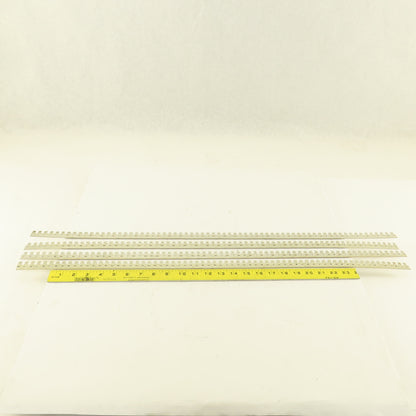 Multi Conductor Male Spade Wire Terminal Connector Strip 45 Per Strip 4 Strips