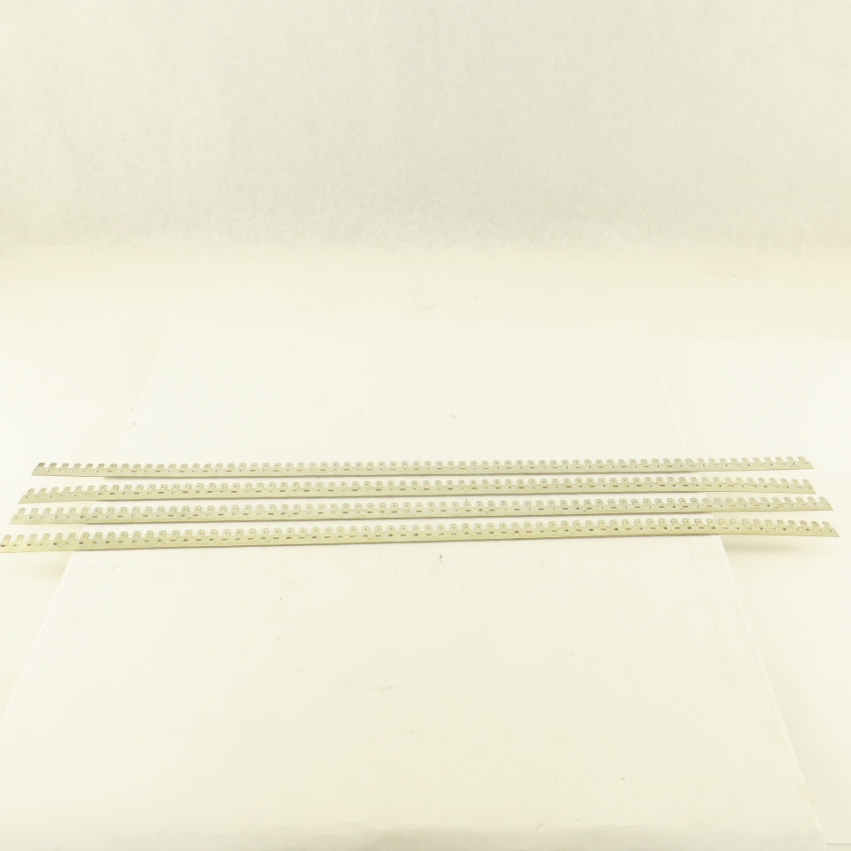 Multi Conductor Male Spade Wire Terminal Connector Strip 45 Per Strip 4 Strips