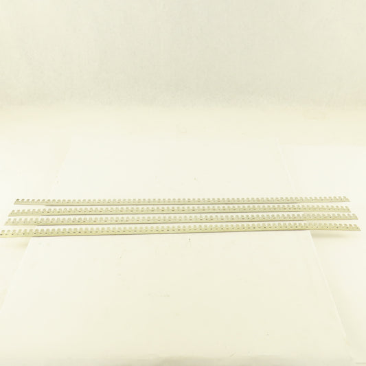 Multi Conductor Male Spade Wire Terminal Connector Strip 45 Per Strip 4 Strips