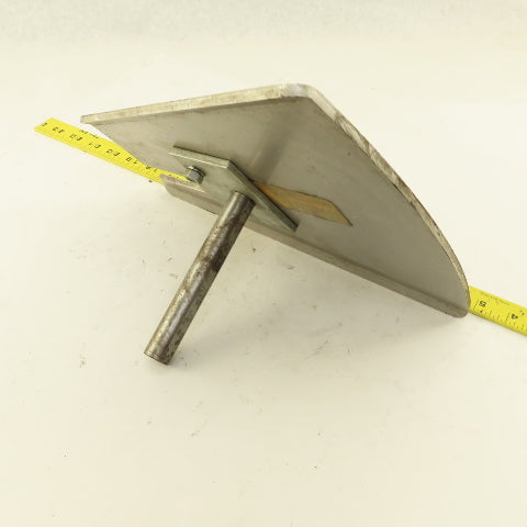 Maillefer MWB 1300P-5 Material Spool Loading Fin Aluminum 20mm Shaft 300mm Long